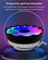 TISHRIC CPU Cooler Cooling Fan 120mm RGB 3Pin PWM Intel LGA 1700 1200 1150 1151 X79 E5 AMD AM3 AM4 X99 Processor Cooler PC Fan. 