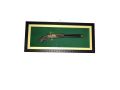 Home Decor Antique Plastic Gun Timber Frame with Glass Face. 
