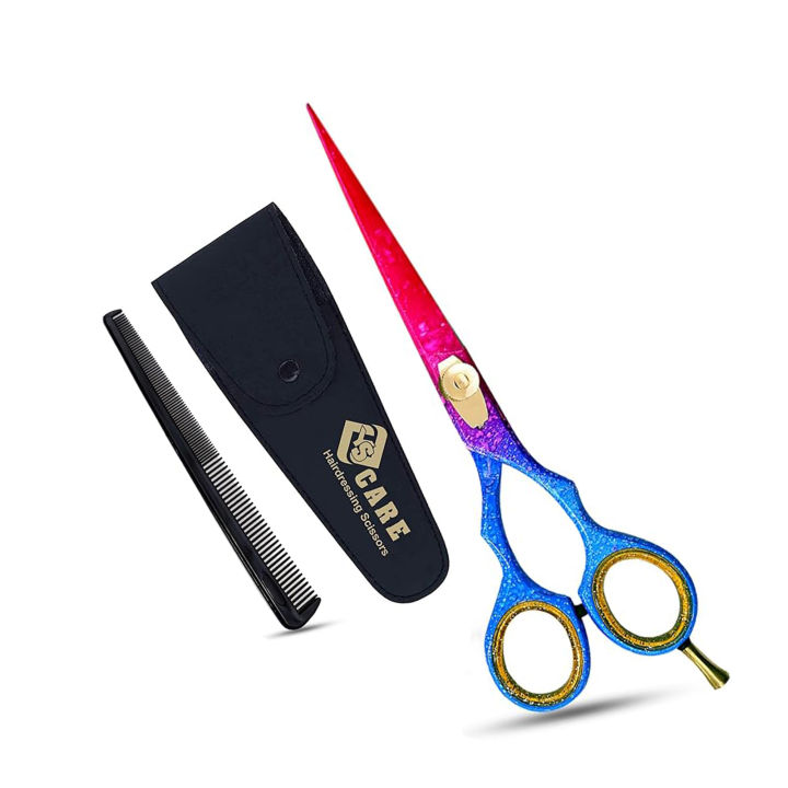 Professional Hairdressing Scissors For Barbers & Salon - Titanium Coated, Multiple Sizes