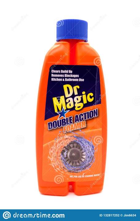 Dr. Magic Double Action Foamer unblocker pipes kitchen Washroom