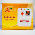HI Tech PVC Distribution Box Breaker Box Eight way For 8 MCB single pole. 