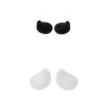 2 Pairs Soft Silicone Gel Ear Covers Eartips Earbuds for Samsung Galaxy S6 Edge G9200 G9250 G9208 Headset. 