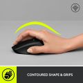 Logitech M280 : The Perfect Wireless Mouse for Office and Home Use + free Logitech mousepad | Logitech wireless mouse black for Pc Mac OS/Windows/Linux. 