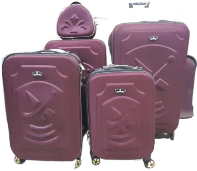 5 pcs luggage suitcase set 4 wheels 360 rotate Daraz.pk