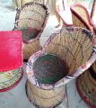 4 Chairs Set+Table Natural Bamboo (SARKANDA) Mudda 4 Chairs Set + Table / Moorah - A Traditional Chair / Mudha Chair / Mooda Chair / Cane Bamboo Chair Stool / Muddha Chair / Mudda Chair. 
