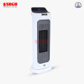 Sogo Ceramic Fan Heater (JPN-77) With Remote And Oscillating Function (1200watt). 