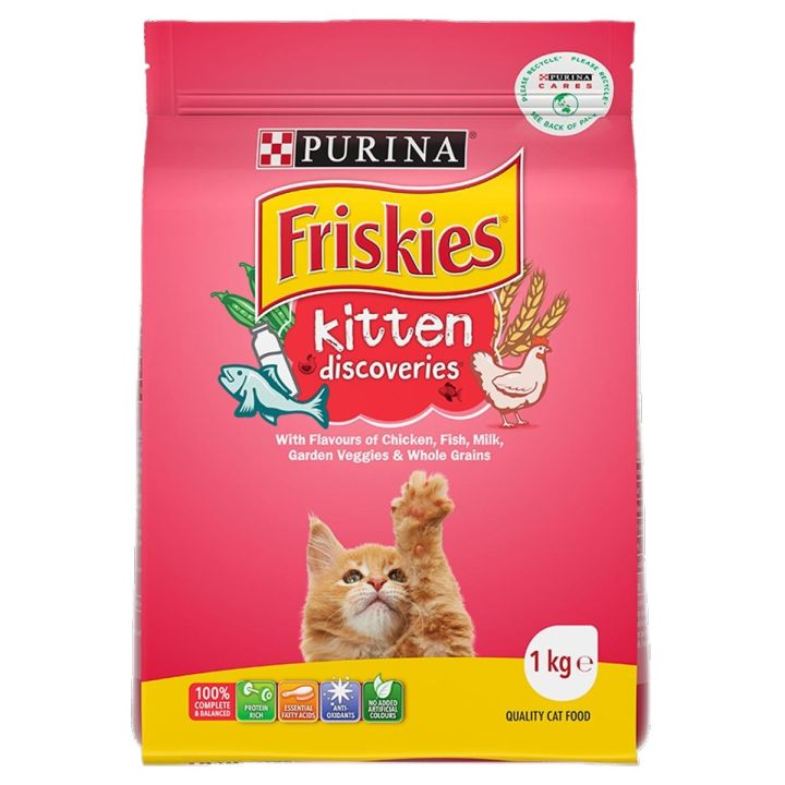 Purina Friskies Kitten Discoveries Cat Food 1.1KG