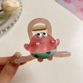 SpongeBob Anime Claw Clip Hair Women Girls Hairpins Crab Ponytail Patrick Star Barrette Fashion Headwear Accessories. 