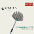 Ceiling Jaala Cobweb Cleaning Broom/Duster with Extendable Rod (Flower). 