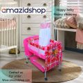 Baby Swing In Metal Frame Cot With Stand Support & Mosquito Net for 0-1.5 years baby M7dx. 