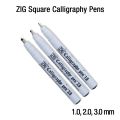Zig Calligraphy Oblique Tip Pen | Black ink. 