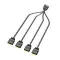 ARGB Splitter Cable Standard 1 to 4 Mainboard ARGB Splitter Cable. 