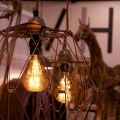 Elegant Vintage LED 4w Filament Light Bulb Diamond Shape Smoked Glass E27 Stunning. 