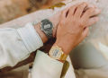 CASIO GOLDEN DIAL WITH MESH BRACELET MEN'S WATCH - A171WEMG-9ADF. 