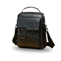 HLNB Small Shoulder Bag for Men Leather Crossbody Man Purse Handbag Satchel Messenger Travel Bags for iPad 9.7" Work Office Business Crossbody Bag. 