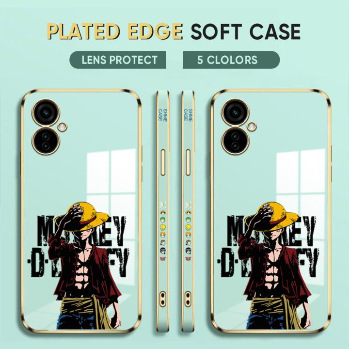 Free Lanyard) Luxury 6D Plating Case for Tecno Camon 19 Neo Back