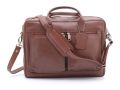 The Ultimate Leather Breifcase Bag-Tan. 