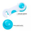(Pack Of 2) Child Security Kids Box Drawer Cupboard Wardrobe Door Fridge Safety Lock. 