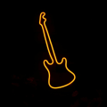Neon Guitar Flex Silicone LED Neon Sign  2mm Thick Sheet with 12V Adapter. 