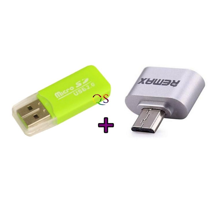 USB OTG Card Reader - 2in1 Adopter