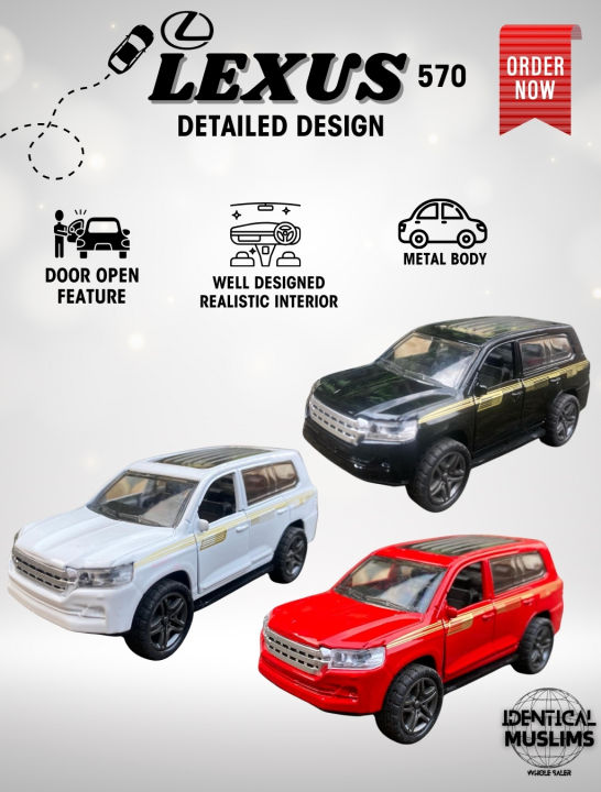 LEXUS%20Pull%20Back%20Car,%20LEXUS%20Toy,%20Die-Cast%20Metallic%20Model%20Body,%20Detailed%20Design%20Lexus%20570%20Car,%20Front%20Door%20Open%20And%20Close%20-%20Image%205