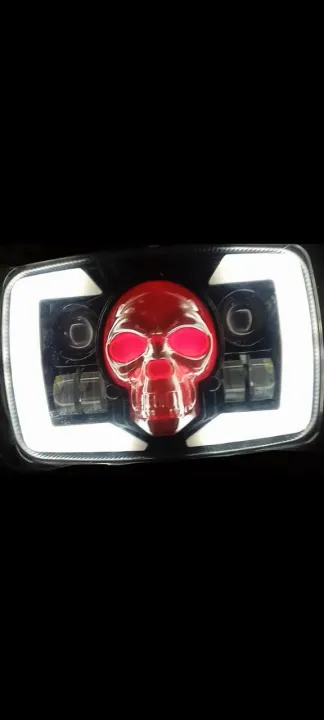 Skull%20Projector%20Bike%20Head%20Light%20For%20Cd70/125%20Motorcycle%20Led%20Light%20Drl%20Headlight%20For%20all%20bikes%20-%20Image%204