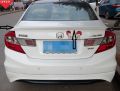 Honda Civic 2013-2014-2015-2016 OEM Style Trunk Spoiler Fibreglass Painted (White). 