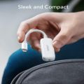 Anker 2-In-1 Audio & Lightning Charging Adapter 3.5mm Headphone Jack MFi-Certified. 