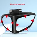 1 360 Degree HD Car Blind Spot Mirror Rotatable Adjustable 2 Side Wide Angle Exterior Automobile Rear View Mirror Parking Mirror. 