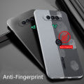 (Free Tempered Glass)Biruiqu For Xiaomi Black Shark 4 4 Pro Shockproof Anti Slip Soft TPU Sandstone Matte Back Case Cover. 