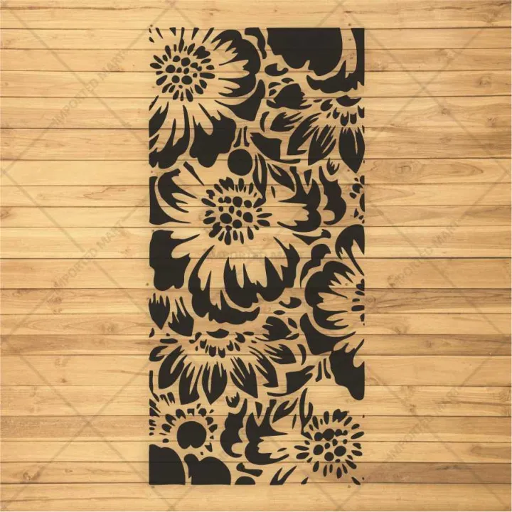 Floral%20Garden%20Pattern%20Stencil%20for%20Wall,%20Fabric%20&%20Wood%20Art%20%E2%80%93%20Dense%20Bloom%20Design%20%E2%80%93%20ID#%20667%20-%20Image%203