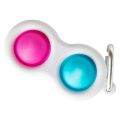 【Hot sale NEW! Fidget Toy Fat Brain Simpl Dimpl Key Chain Stress Release Toy Silicone Push Pop Educational Toddler Baby Early Learning Toys -wewe.