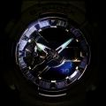 Casio G Shock Metal Covered Gold/Black Analog-Digital World Time Multi-Function Black Resin Band Watch-GM-110G-1A9DR. 