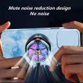 S6 Magnetic Semiconductor Phone Cooler Mobile Cooling Fan Phone Radiator Fan Portable Mobile Phone Cooling Fan Game Cooler For Tablet & Phones For PUBG Phone Cooler System Heat Sink Controller. 