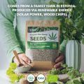 LOOV Organic Raw Whole Hemp Seeds, 1kg. 