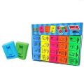 B-80 ERASERS- 80 pieces eraser- Pencil eraser- Multi bright color- Bahadur- Stationery-Eraser. 