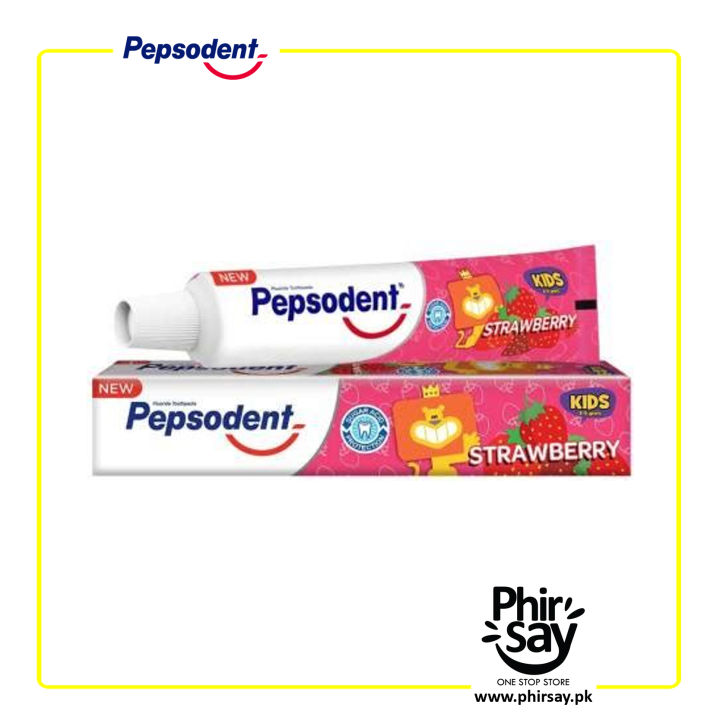 Pepsodent Toothpaste for Kids - Sweet Strawberry Flavor - 45g