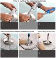 Spin Mop - Easy Spin Magic Mop Set [Steel Bucket]. 