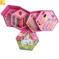 Multicolor Coloring Box Set Art Set Colour Kit 46 Pcs Crayons - Color Pencils - Water Color Arts & Craft for Kids School Accessories. 