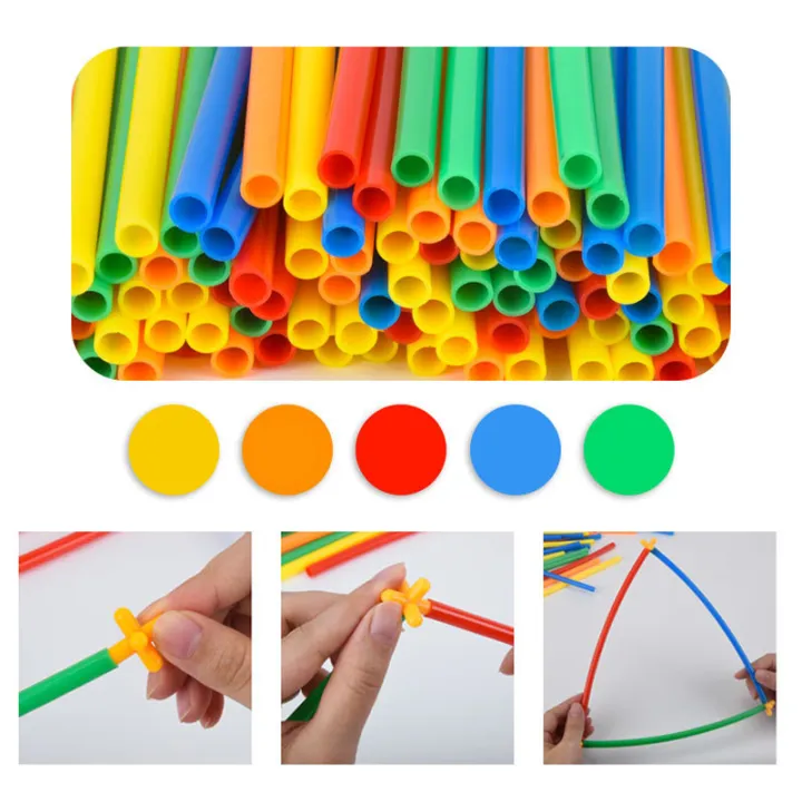 Rainbow%20Straw%20Constructor%20Stem%20Building%20Toys%20240%20pcs%20Interlocking%20Plastic%20Educational%20Toys%20Engineering%20Building%20Blocks%20Colorful%20Motor%20Skills%20Toys%20Gift%20for%20Boys%20&%20Girls%20-%20Image%203