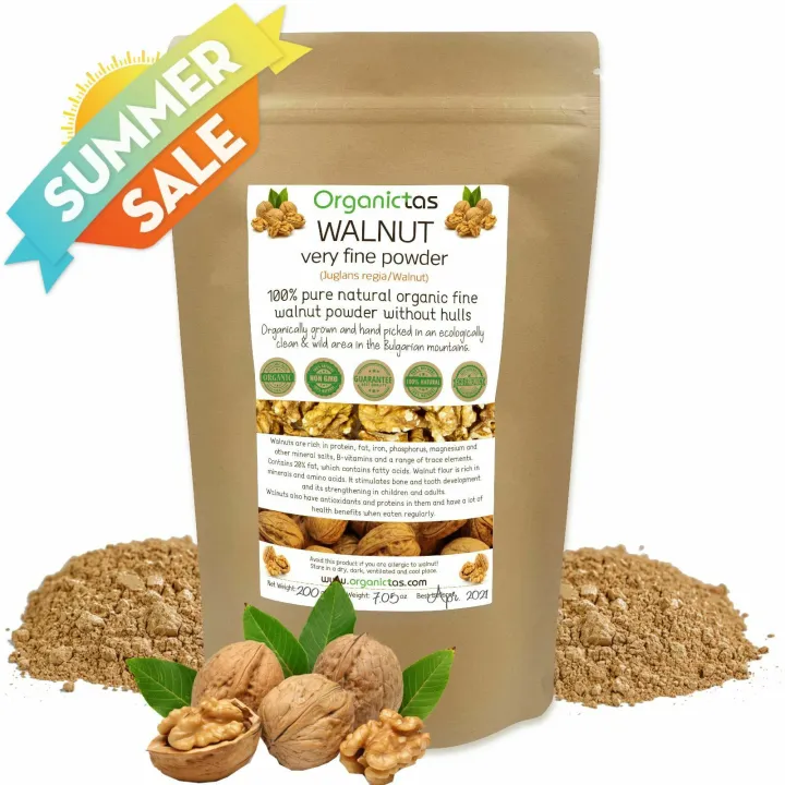 Defatted Walnut Powder Organic WALNUT KERNEL POWDER 200g | Daraz.pk