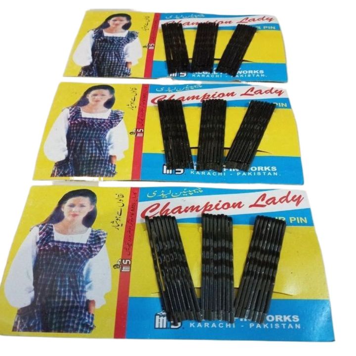Bobby Hair Pins Black Hair pins for Girls and Women Hair