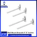 Silver Stainless Steel 8 Mm Adjustable SS F Bracket, For Door Fitting, Size: 4 Inch 6 inch Adjustable Stainless Steel F Type Glass Shelf Bracket Square for 6mm/ 8 mm/ 10mm/ 12mm Glass (4"- 100 mm, 2). 