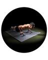 4 Pieces - High Quality Gym Floor Mat - Black  4 scare ft ( 2 x 2 Size ). 