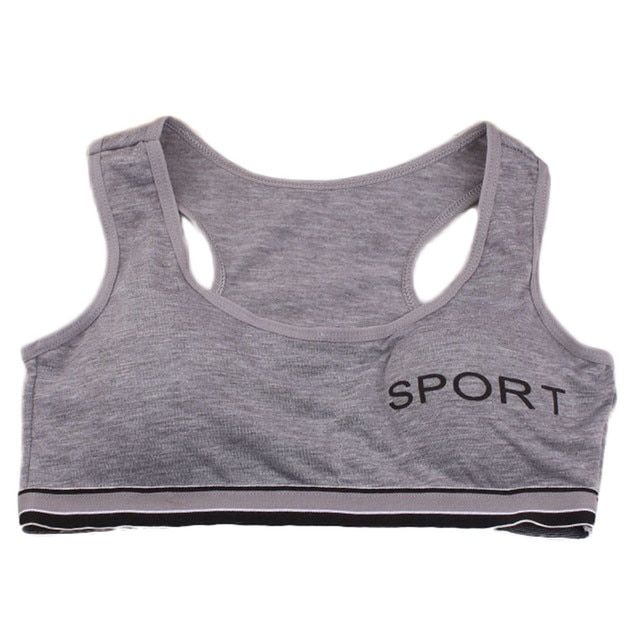 【Footprint】 Lovely Puberty Bra Kids Developmental Adolescents Girls Underwear Bras Children Vest Underclothes Sport Undies Clothes Bra 2022