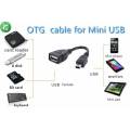 Otg Cable For Android Phones - Connect Mobile To Usb, Mouse, Keyboard - Copperwire - Black-Branded. 