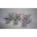 ICE CREAM CUP PK  6 PCS  MATERIAL GLASS. 