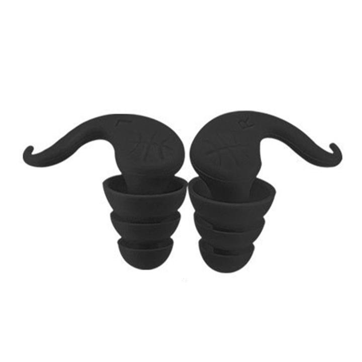 Sleeping Ear Plugs Waterproof Silicone Swimming Ear Plugs Noise Reduction for Work Study Sleep Bathing Surfing Reusable Washable 1 Pair Reusable Ear Plugs