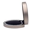 Semi-circular Jewelry box Sophisticated Brushed PU leather Pendant box Necklace box Bracelet for Storage Organization Gift Jewelry showcase Home decor. 