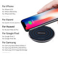 NILLKIN Fast 10W Qi Wireless Charger - Magic Disc 3rd Generation Charging Pad Classic Leather Surface for Huawei Mate 20 Pro IPhone X Xs Max Samsung Note 10 S10 S10+. 